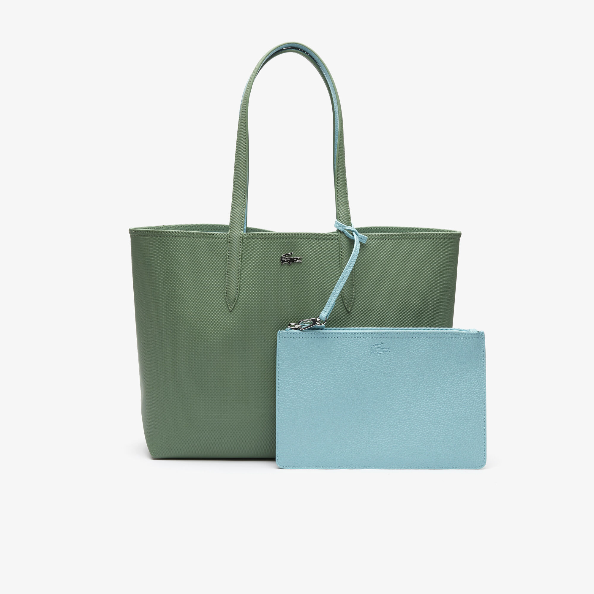 Lacoste women's anna reversible bicolour tote 2025 bag