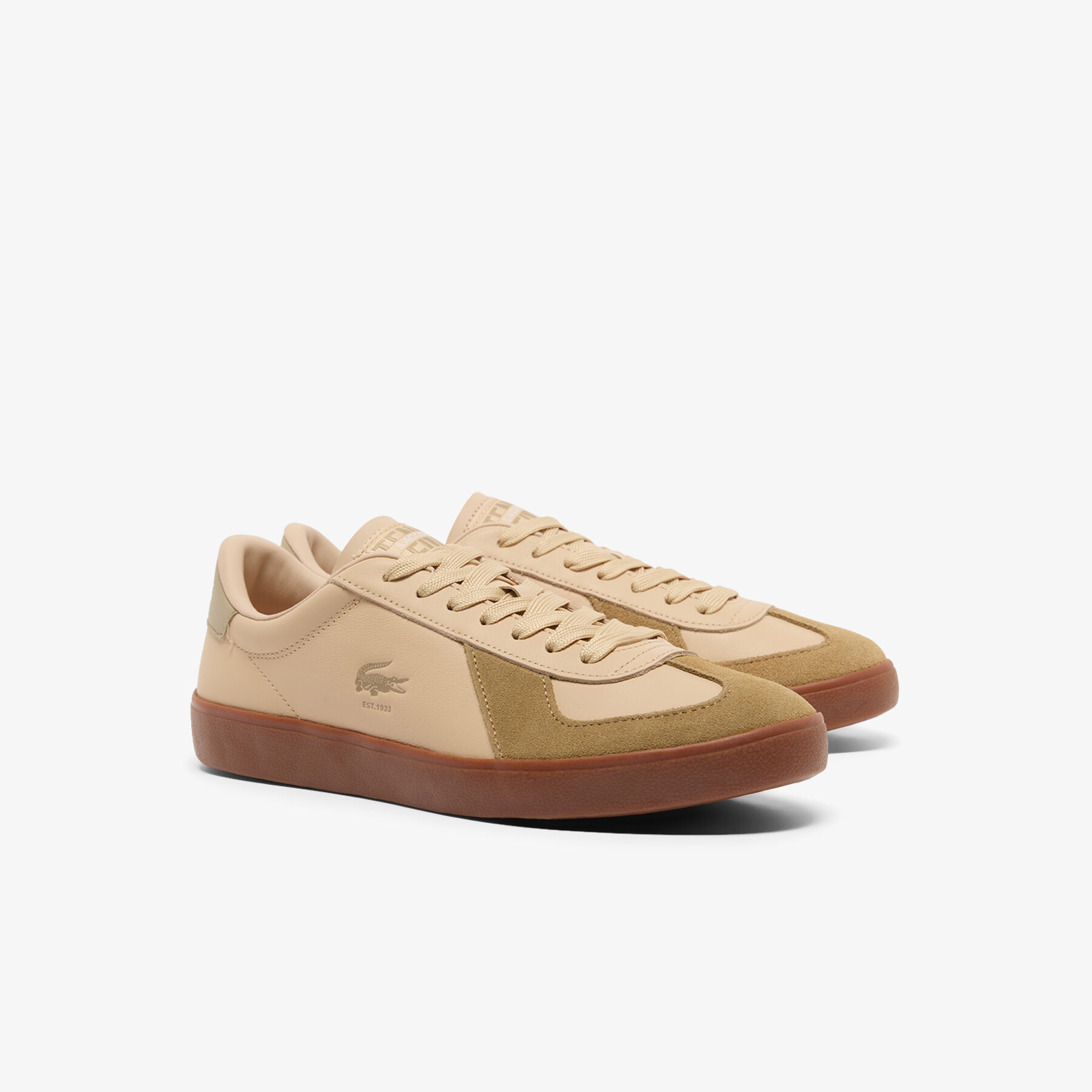 رجالي بيسشوت Pro جلد سنيكرز Men's Baseshot Pro Leather Sneakers - 50SMA0042-AHB