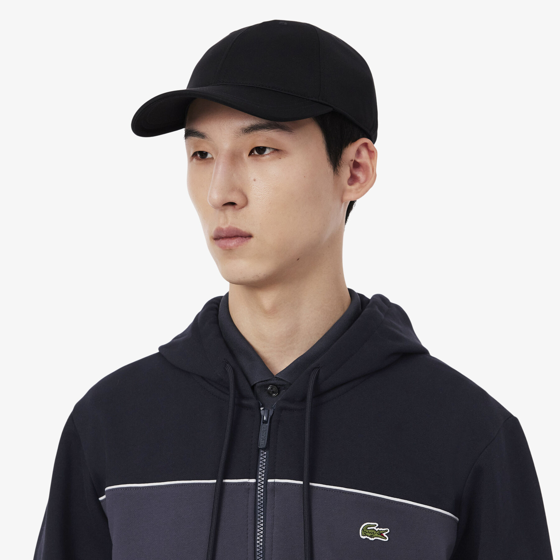Colour-Block Zipped Hoodie Colour-Block Zipped Hoodie