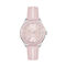 Women's Pink Silicone Watch
