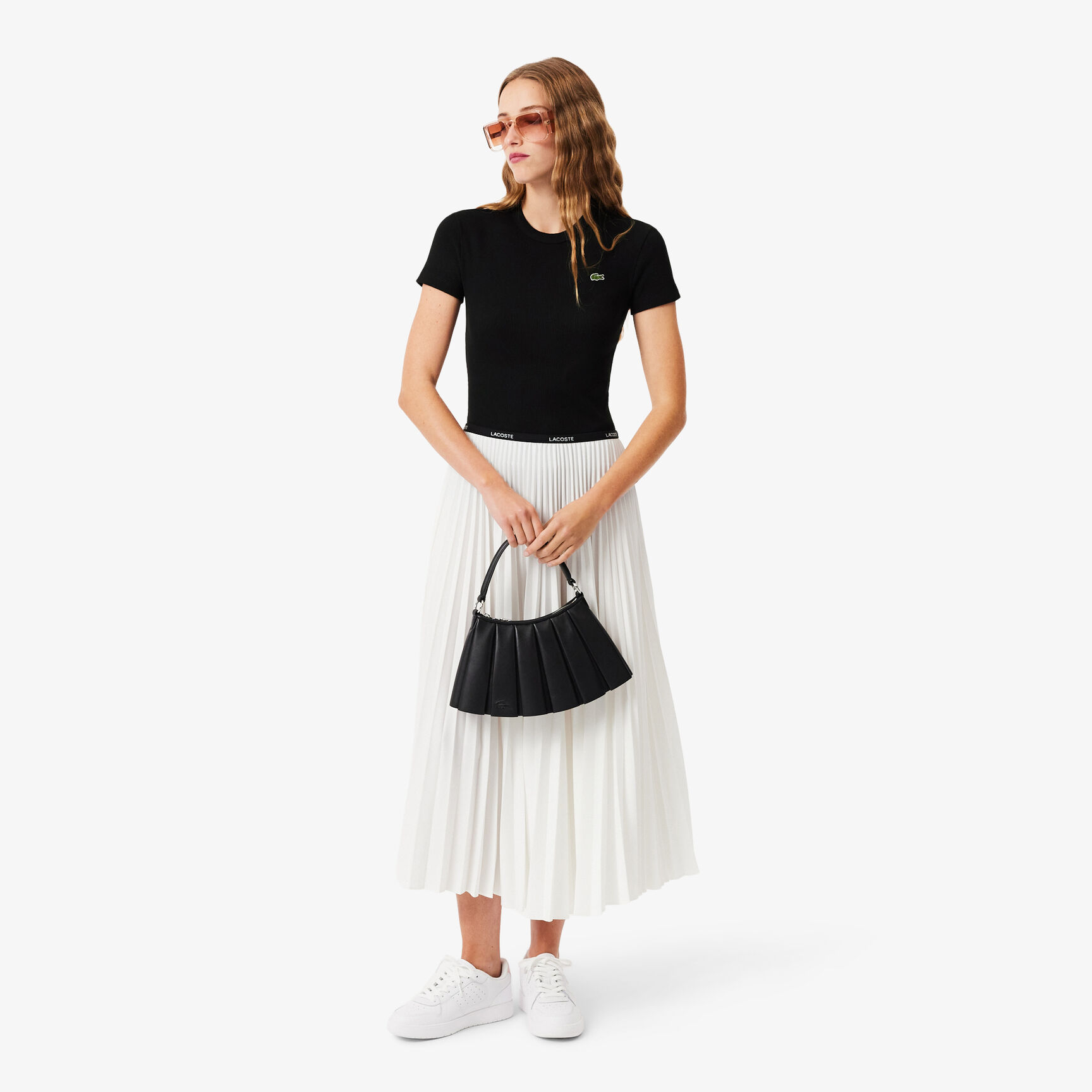 Slim Fit Ribbed Cotton T-shirt