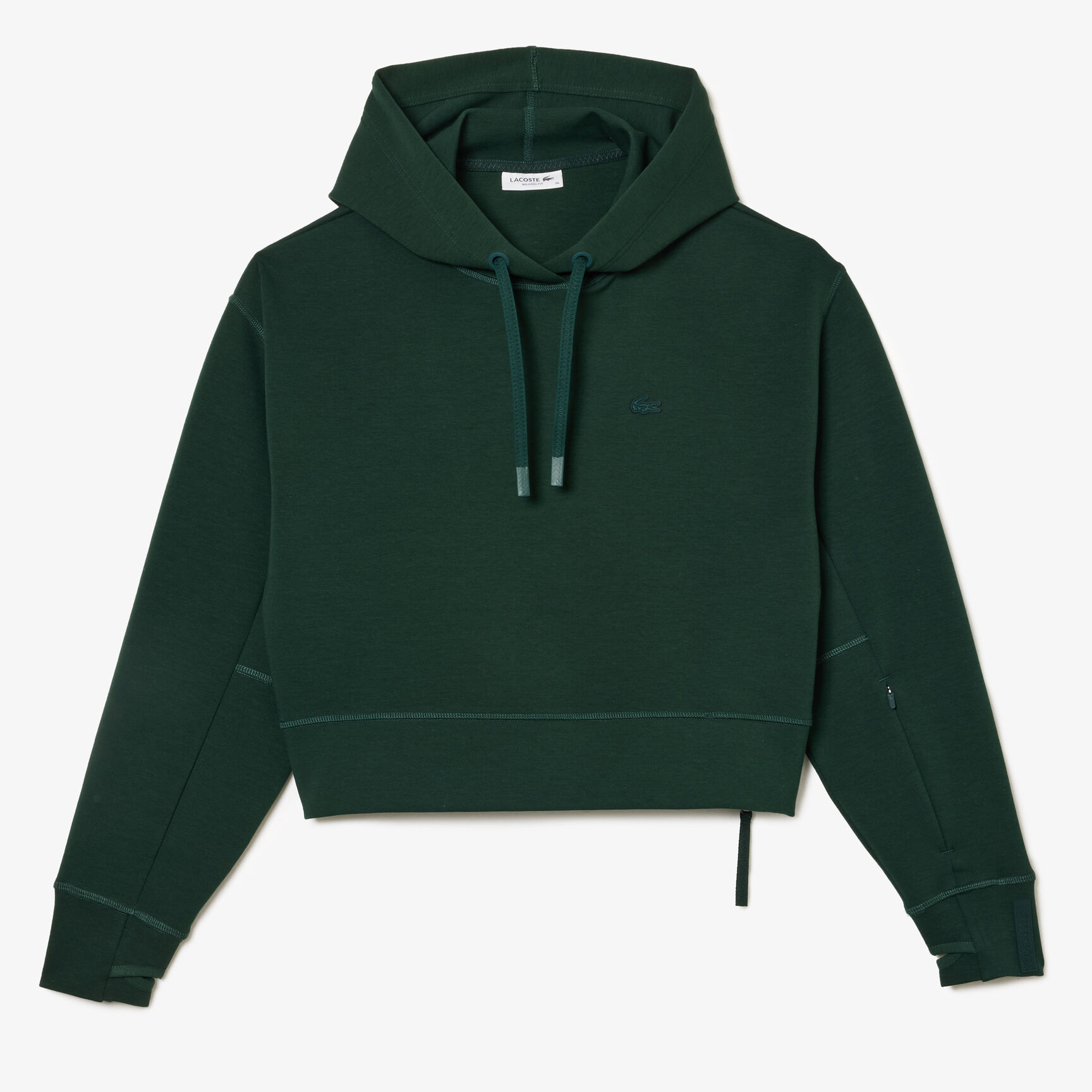 Short Cut Cotton Hoodie