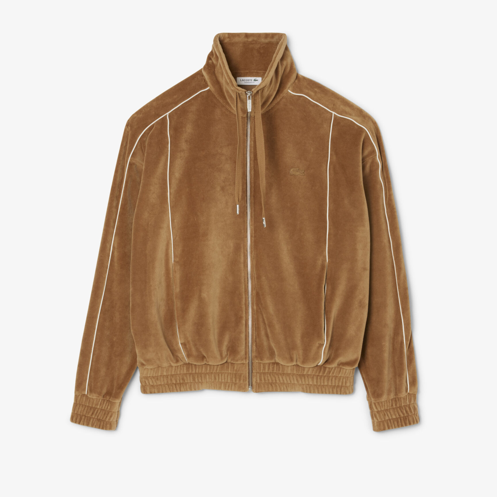 Oversized Zipped Velour Sweatshirt Oversized Zipped Velour Sweatshirt