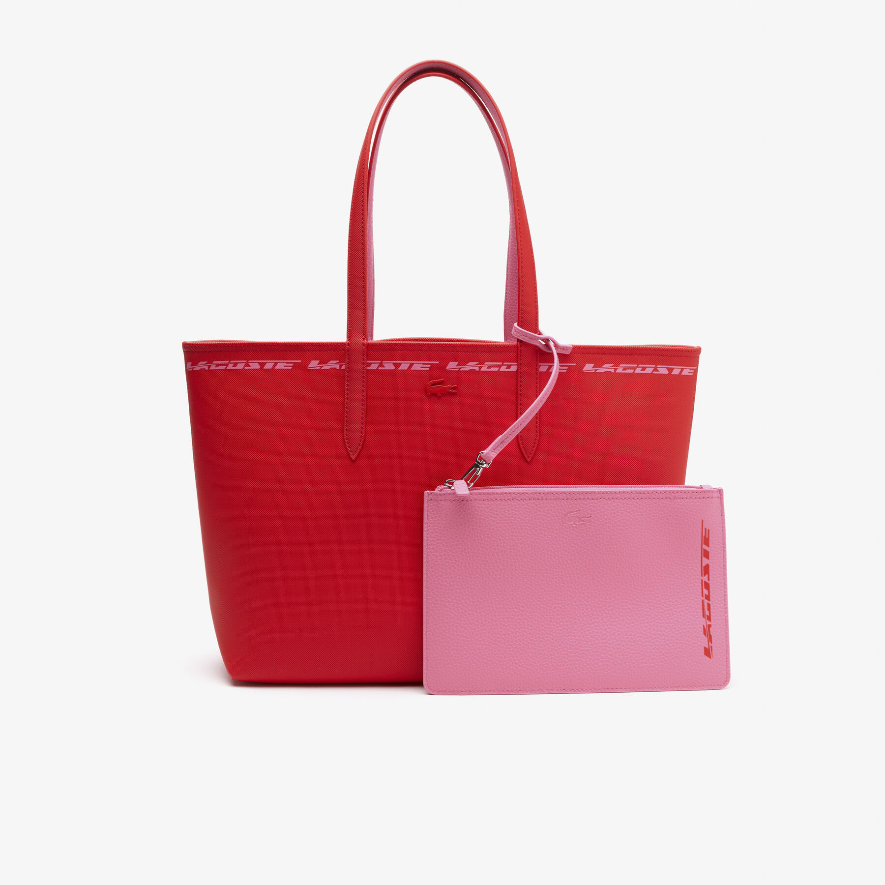 women s lacoste anna reversible tote with pouch