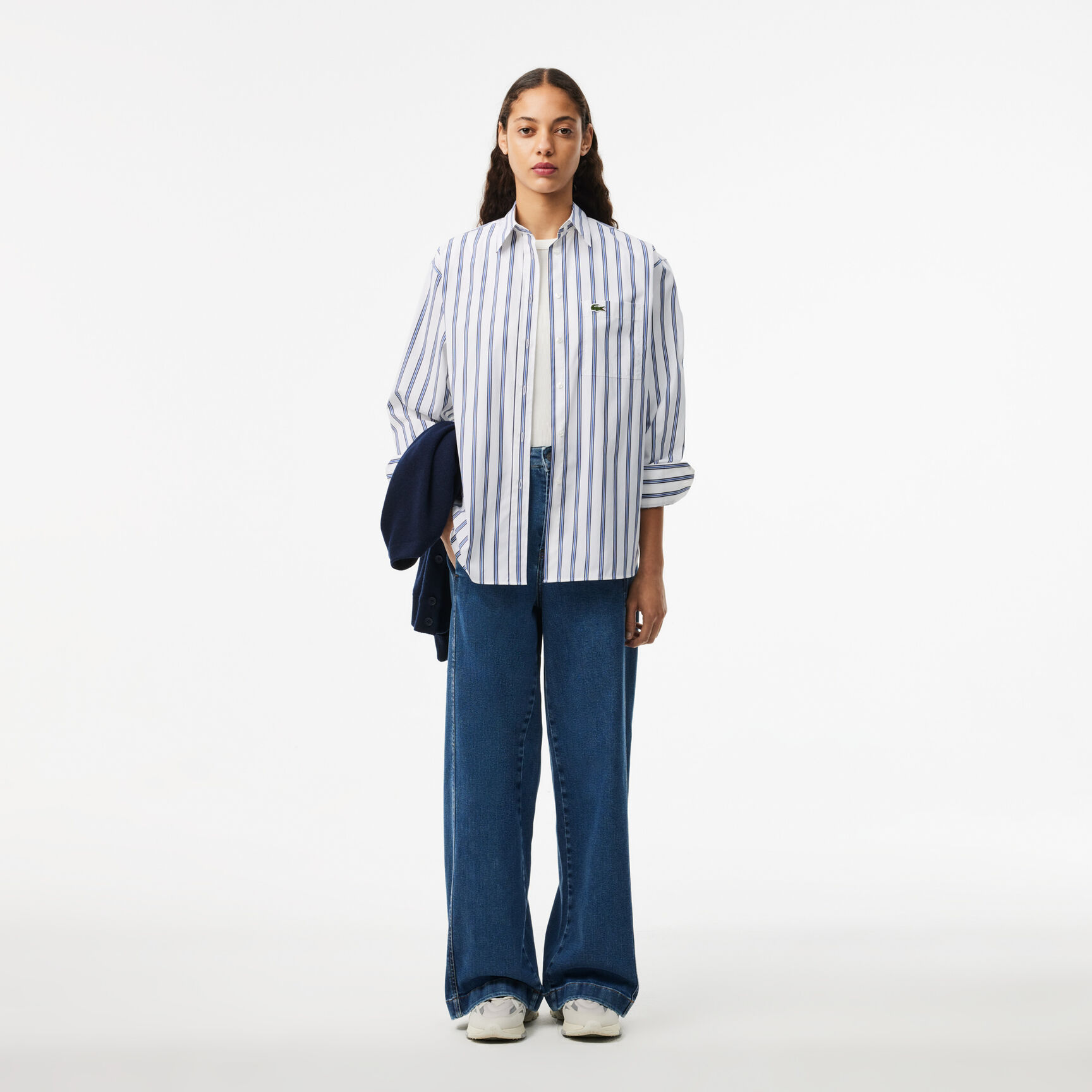 Oversized Fit Cotton Poplin Shirt