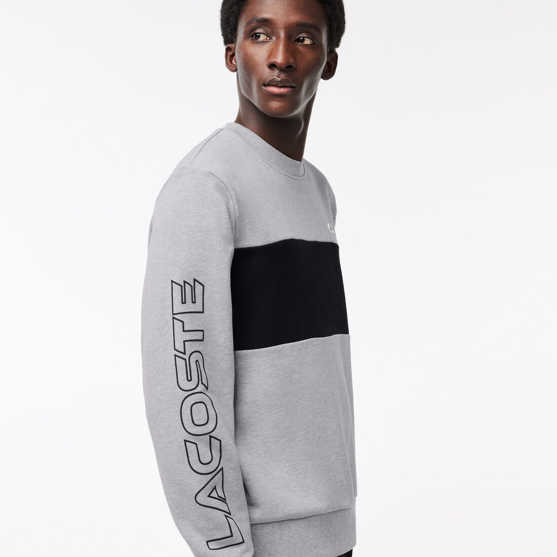 Classic Fit 3D Print Colourblock Jogger Sweatshirt