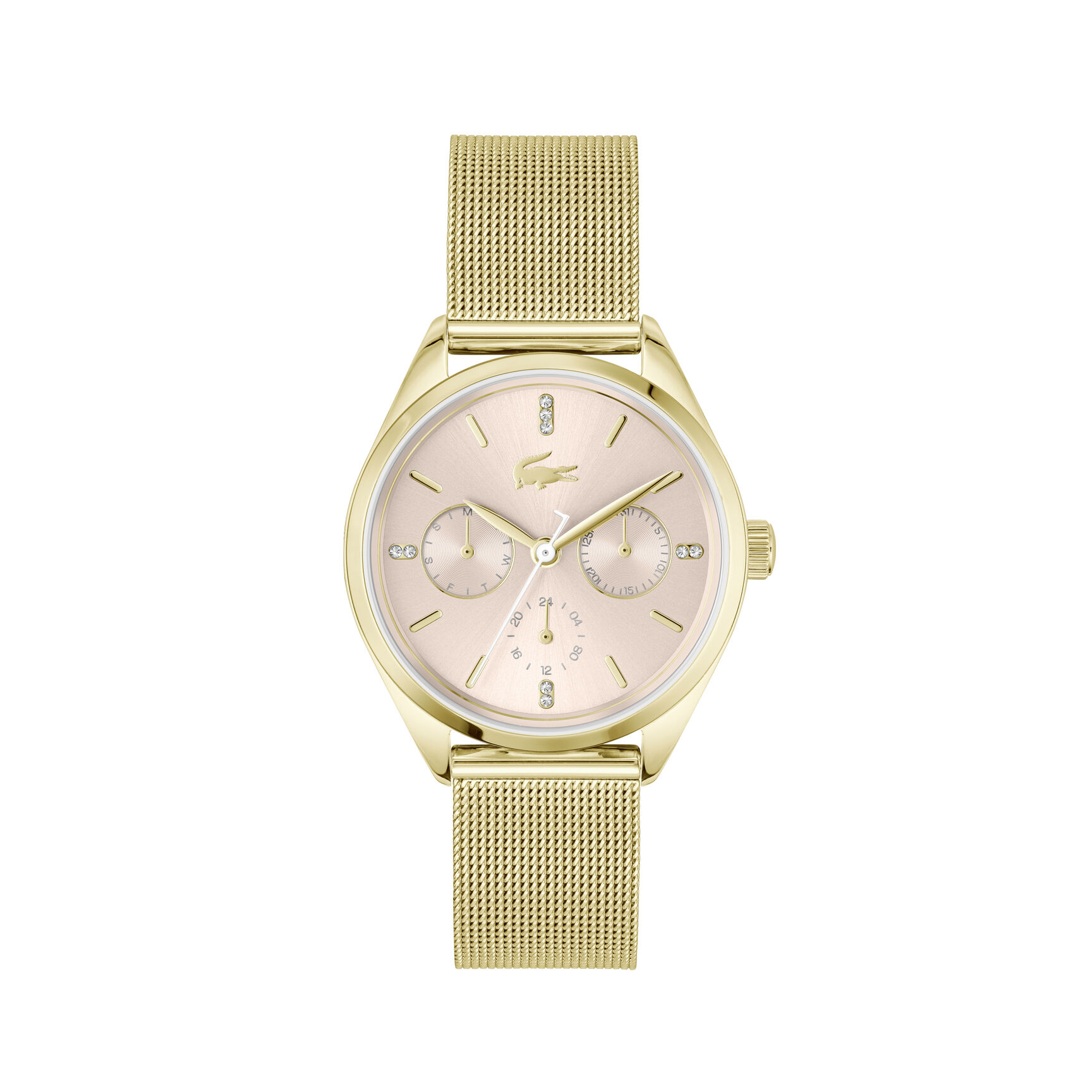Thin Gold-Plated Steel Women's Watch
