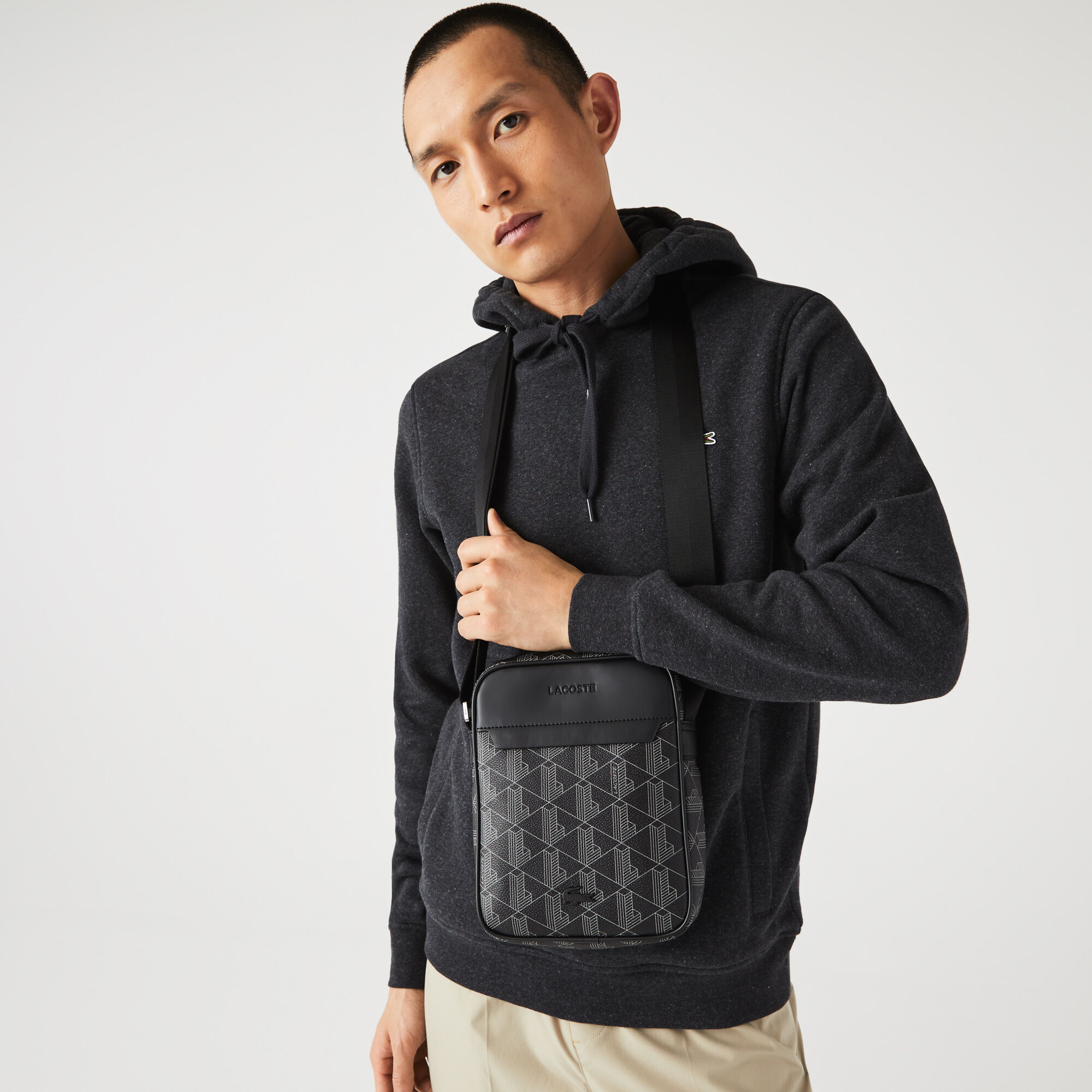 Lacoste vertical bag discount