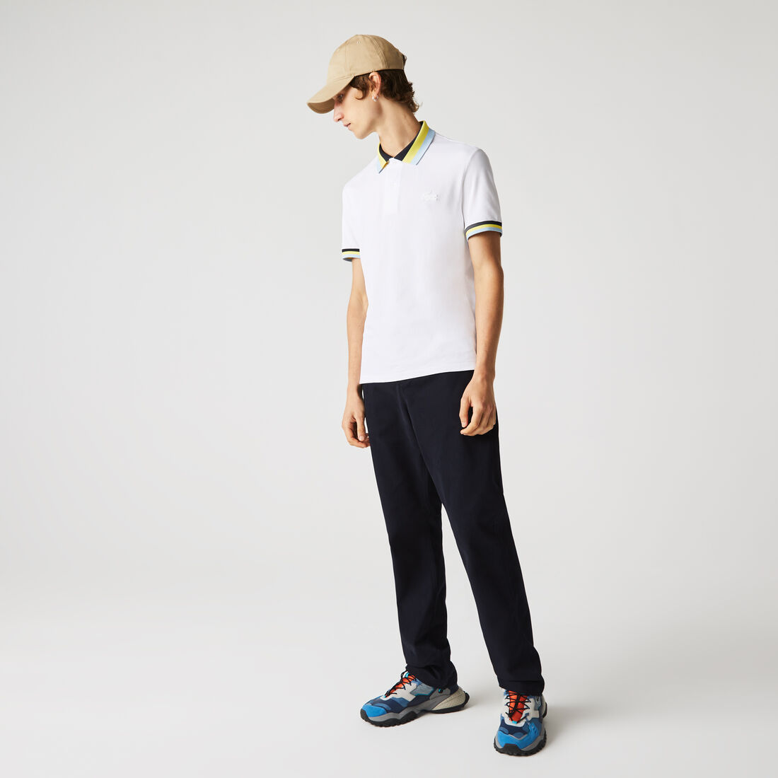 Men’s Lacoste Slim Fit Light Breathable Piqué Polo Men’s Lacoste Slim Fit Light Breathable Piqué Polo