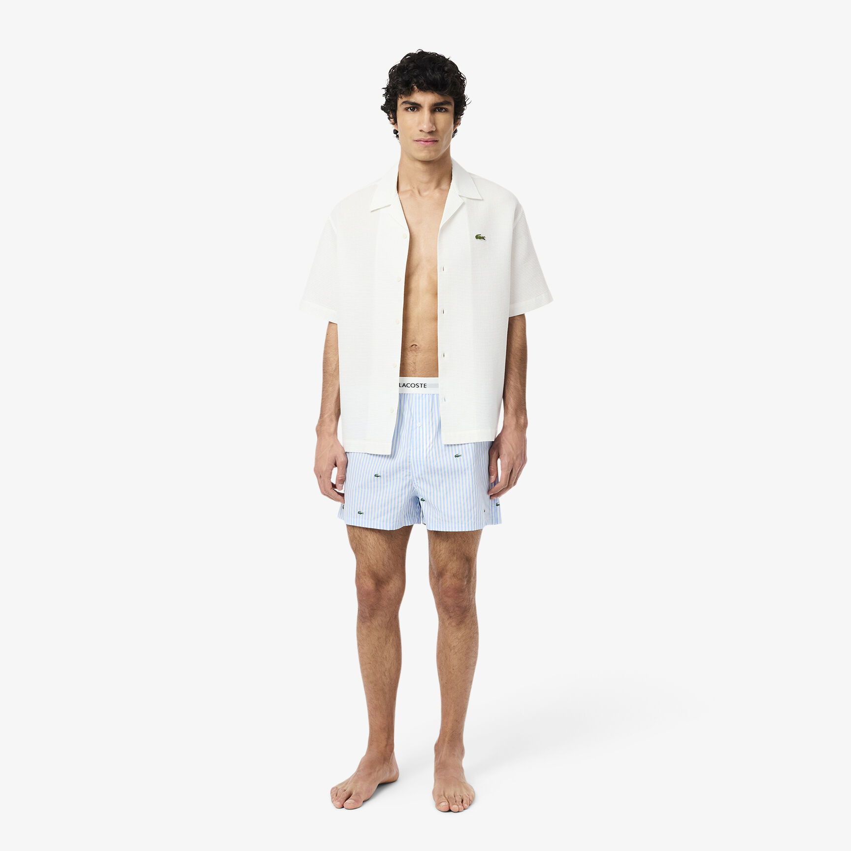 مجموعة من 3 بوكسرات منسوجة من القطن