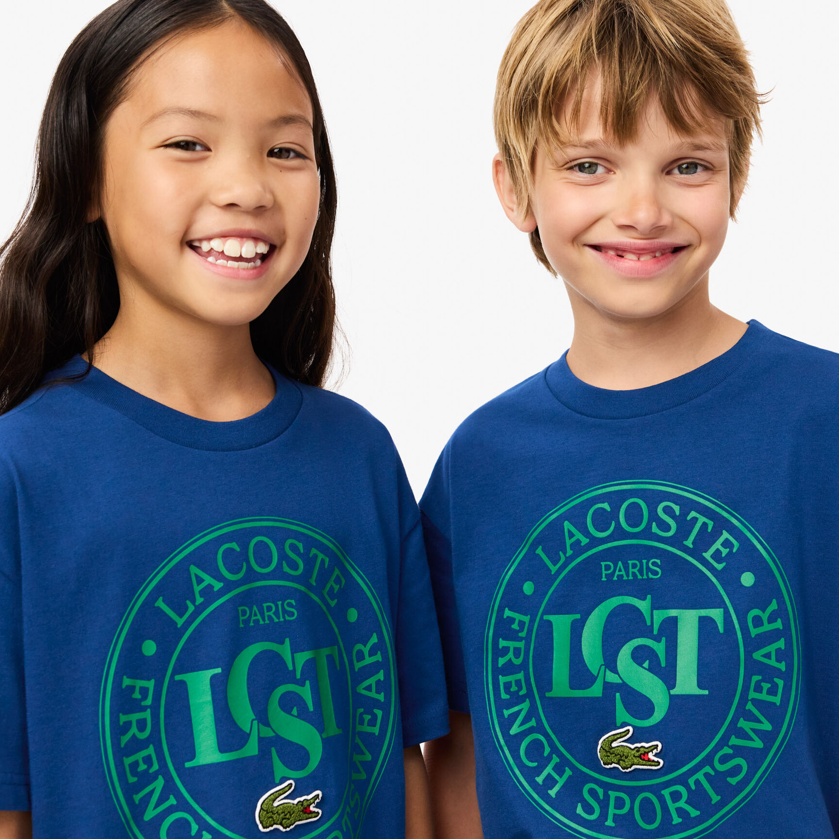 Contrast Badge Cotton T-shirt