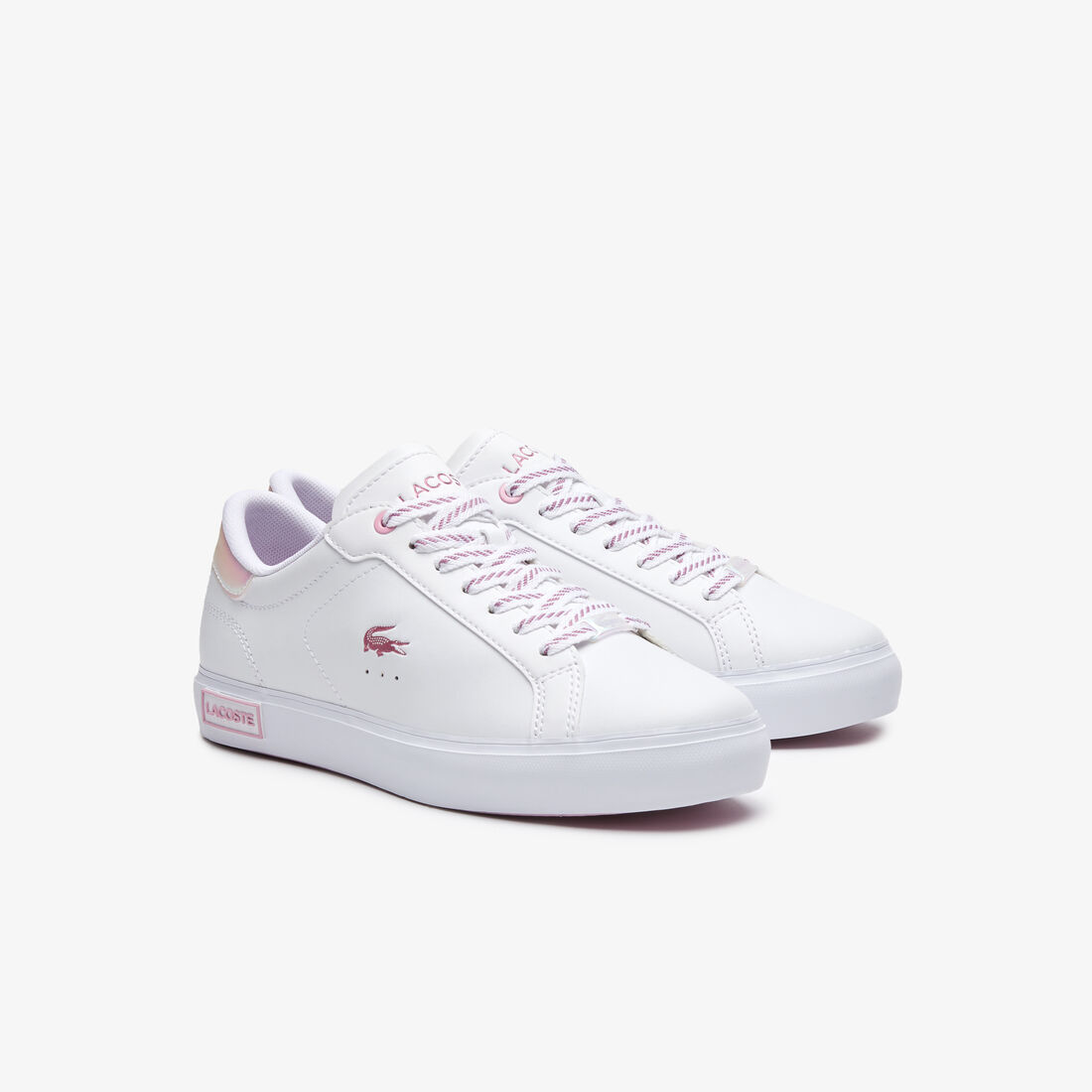Women's Lacoste Powercourt Leather Trainers Women's Lacoste Powercourt Leather Trainers