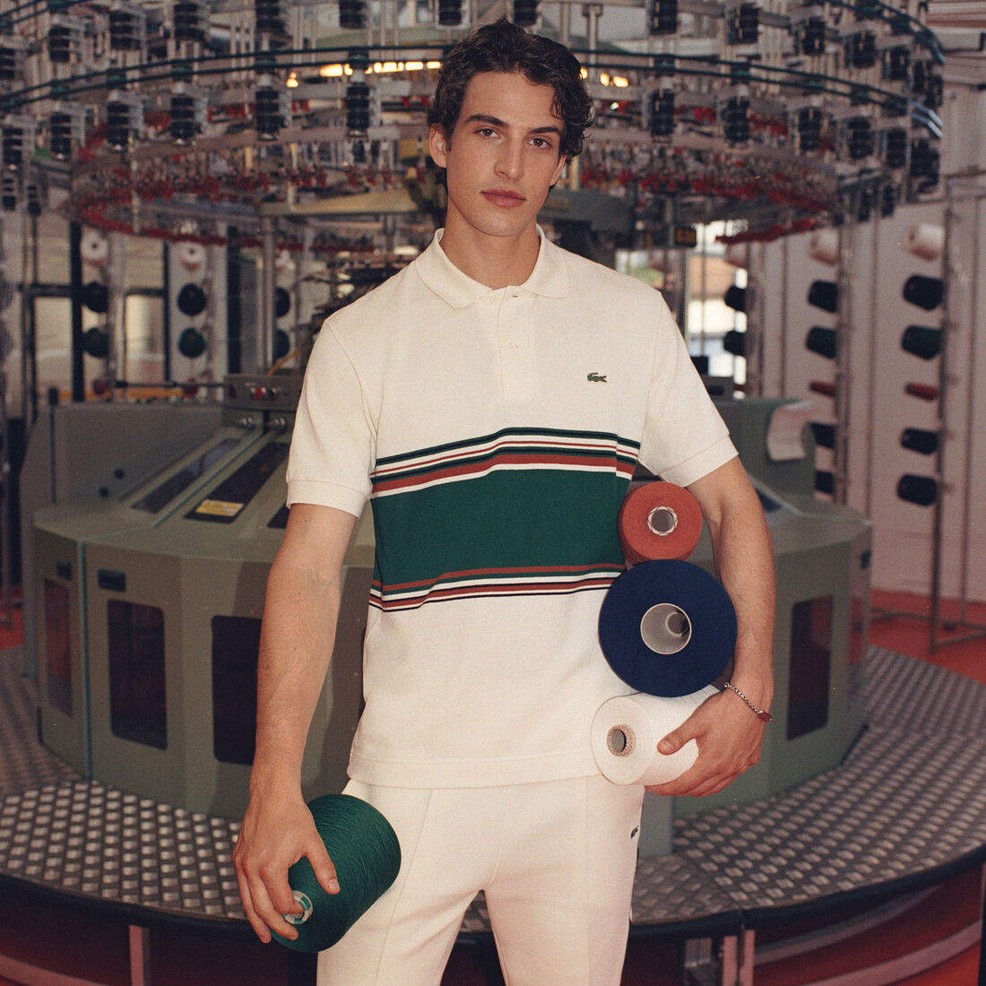 French Made Classic Fit Striped Polo Shirt French Made Classic Fit Striped Polo Shirt