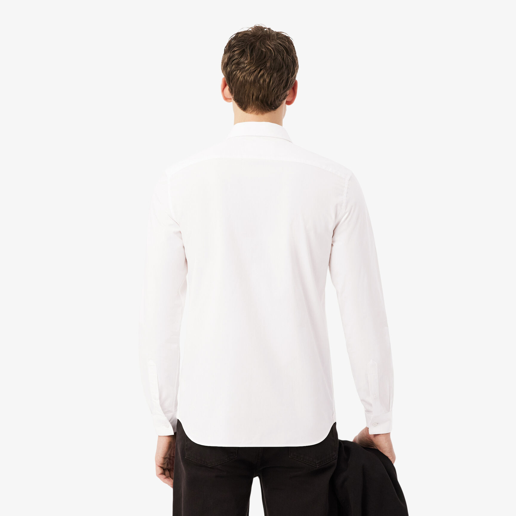 Slim Fit Stretch Cotton Poplin Shirt