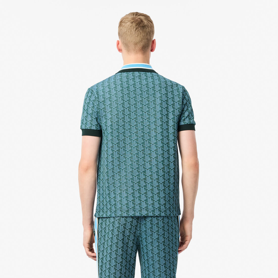 Classic Fit Monogram Jacquard Polo Shirt Classic Fit Monogram Jacquard Polo Shirt