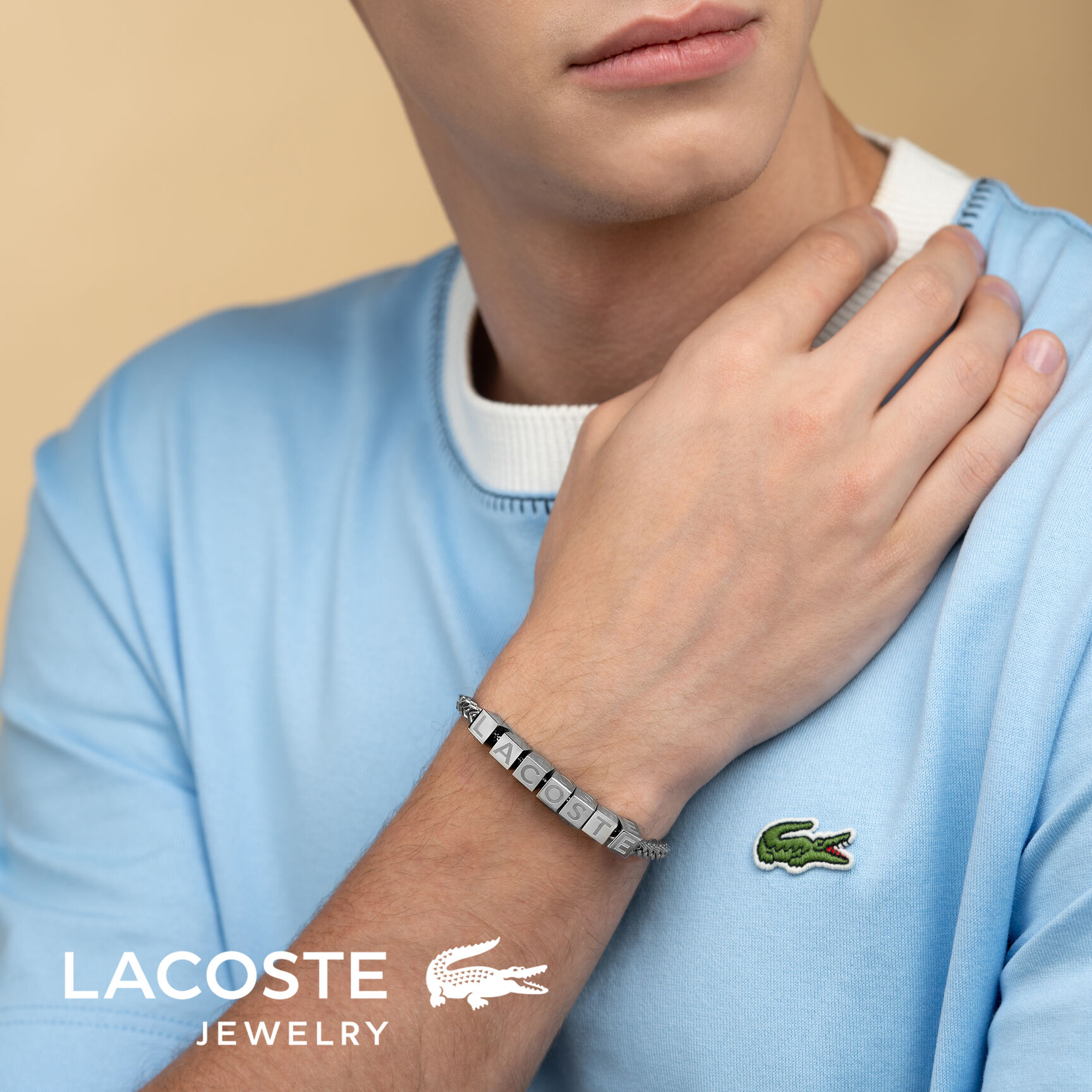 Lacoste Script Mens Bracelet