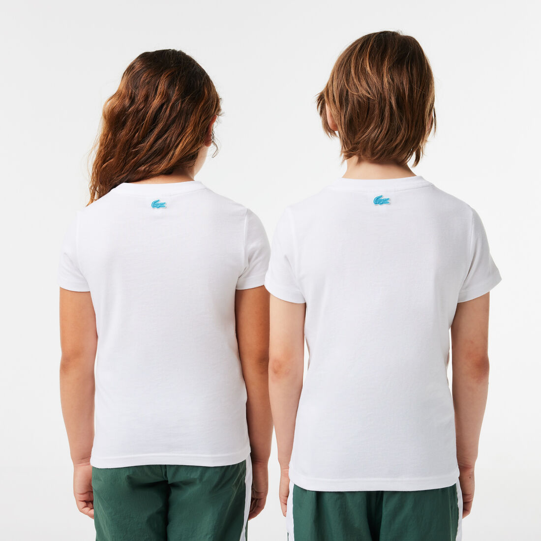 تي شيرت جيرسيه قطن مزين باسم الماركة تي شيرت جيرسيه قطن مزين باسم الماركة