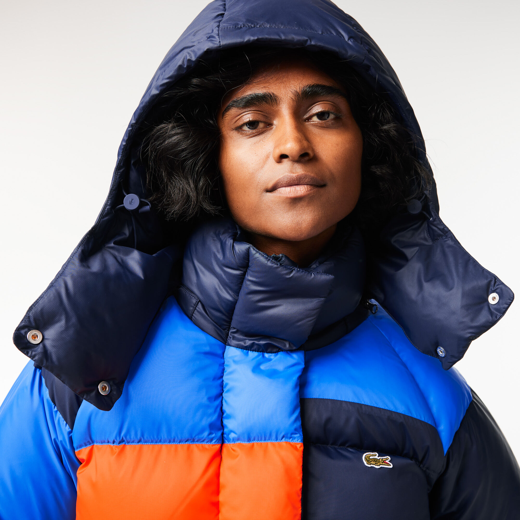 Buy Oversized Removable Hood Puffer Jacket Lacoste SA