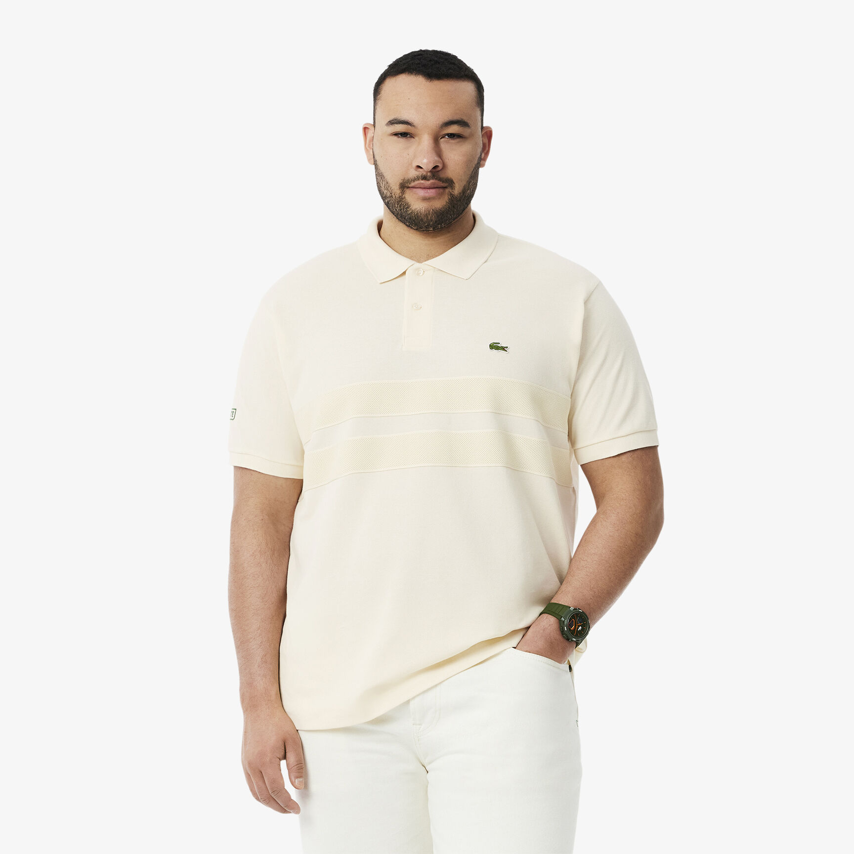 قميص بولو L.12.12 بقصة كلاسيكية صناعة فرنسية