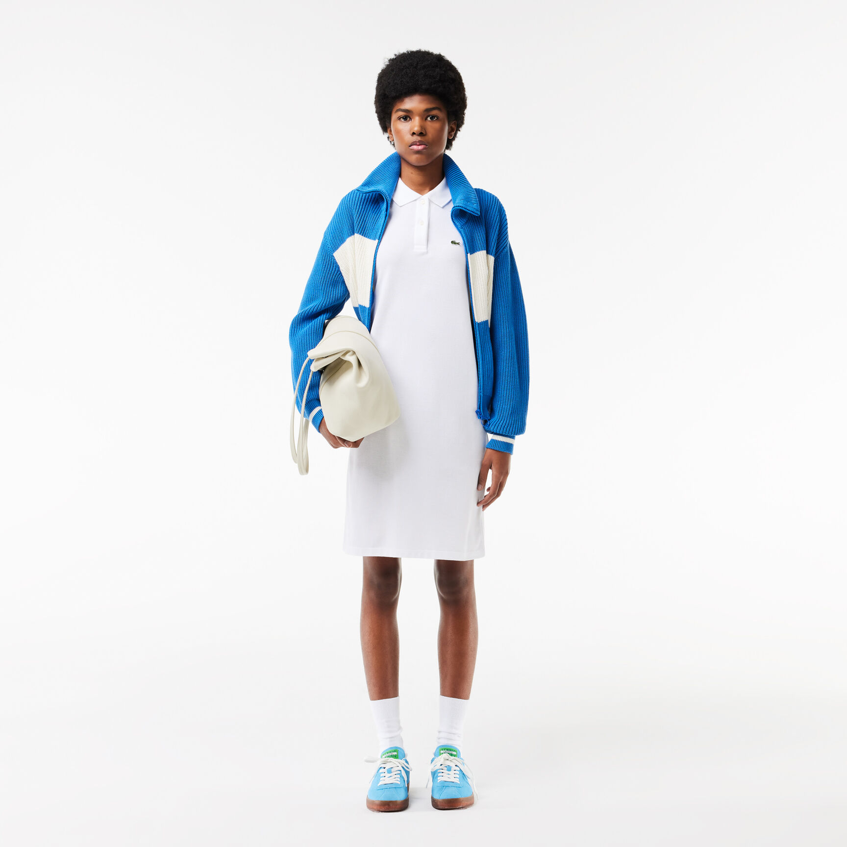 Women's Lacoste Pique Knit Polo Dress Women's Lacoste Pique Knit Polo Dress