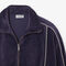 Oversized Zipped Velour Sweatshirt