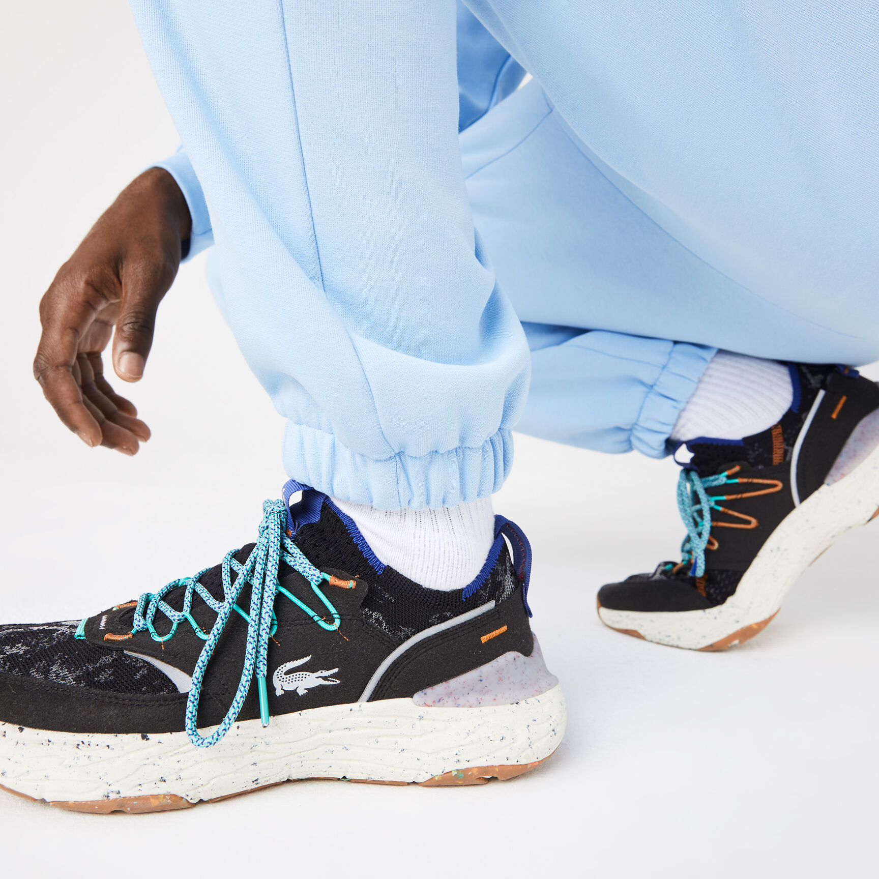 Men's Lacoste Brushed Fleece Jogger Trackpants Men's Lacoste Brushed Fleece Jogger Trackpants