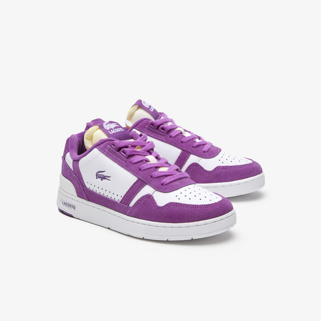 سنيكرز لاكوست تي كليب جلد بلونين للنساء سنيكرز لاكوست تي كليب جلد بلونين للنساء