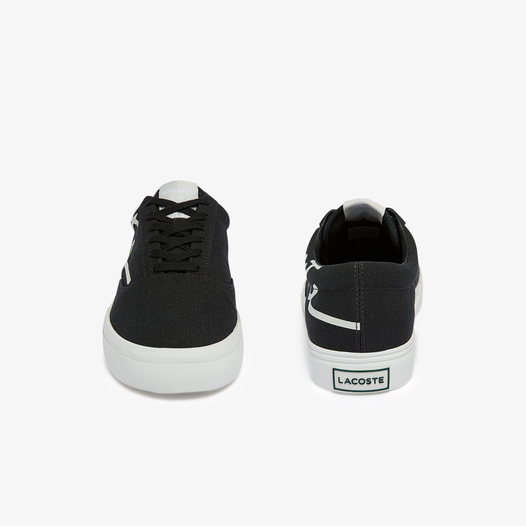 Men's Jump Serve Lace Canvas Trainers lacoste men s jump serve lace canvas trainers