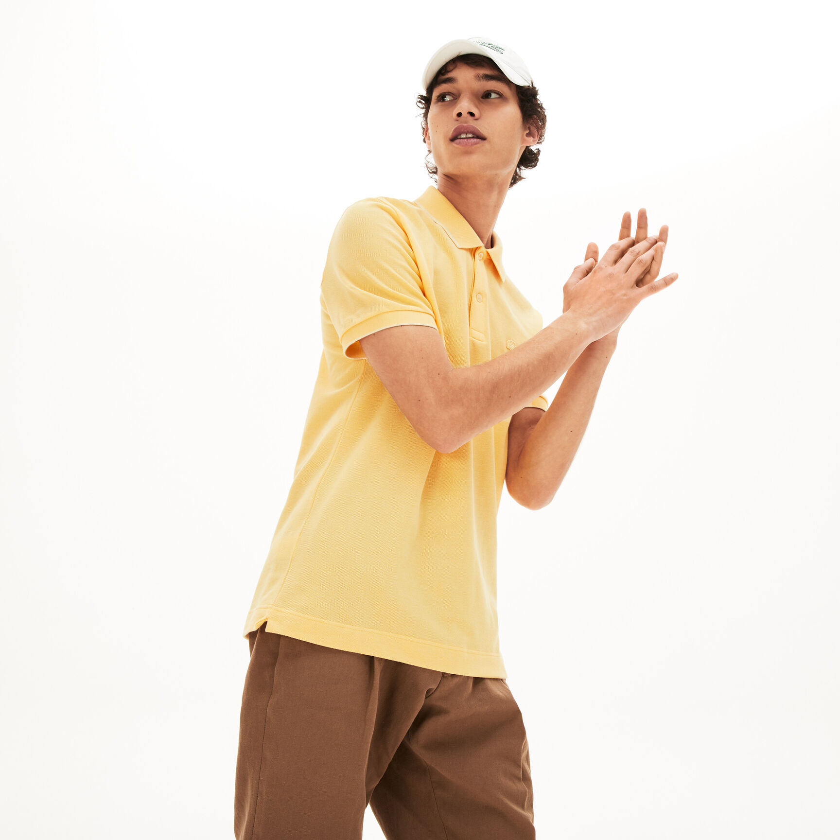 قميص بولو من قطن بيكيه من Lacoste للرجال قميص بولو من قطن بيكيه من Lacoste للرجال