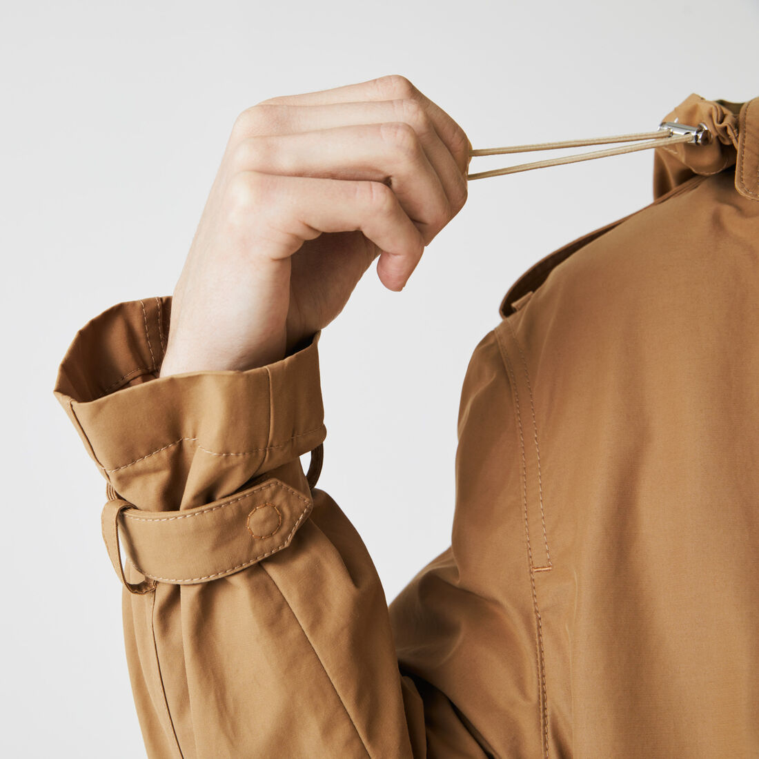 Unisex Solid Lightweight Canvas Trench Coat Unisex Solid Lightweight Canvas Trench Coat