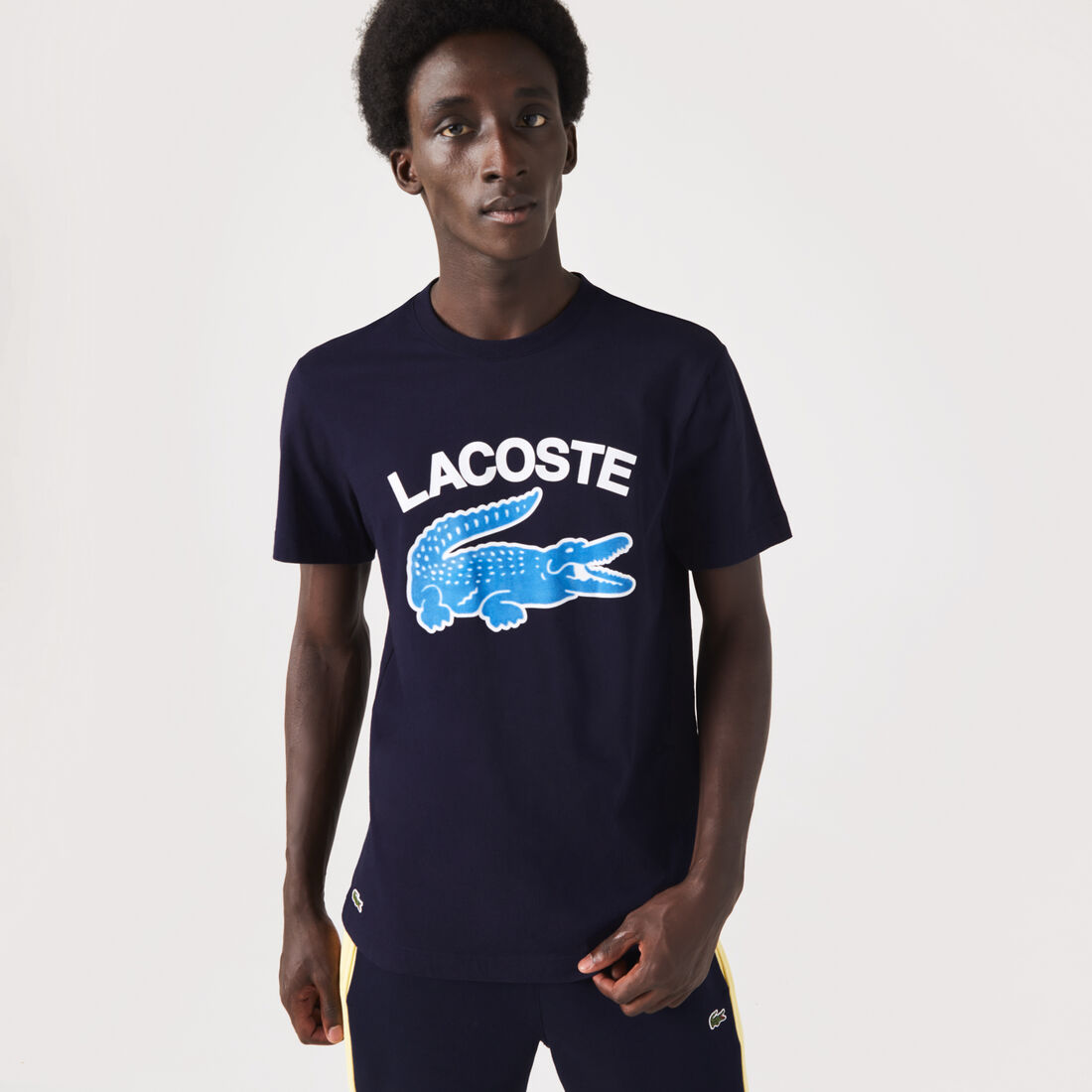 Buy Men's Lacoste Regular Fit XL Crocodile Print Tshirt Lacoste SA