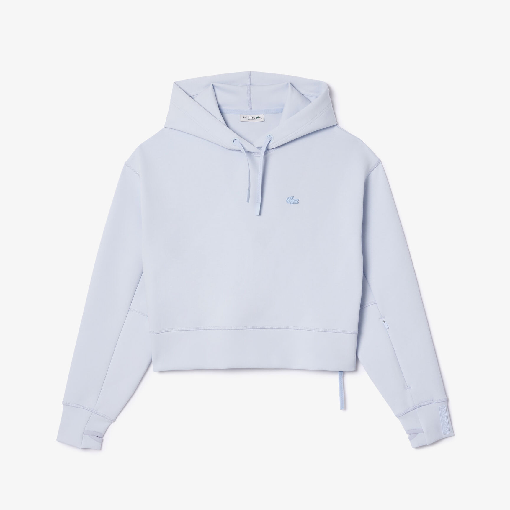 Short Cut Cotton Hoodie