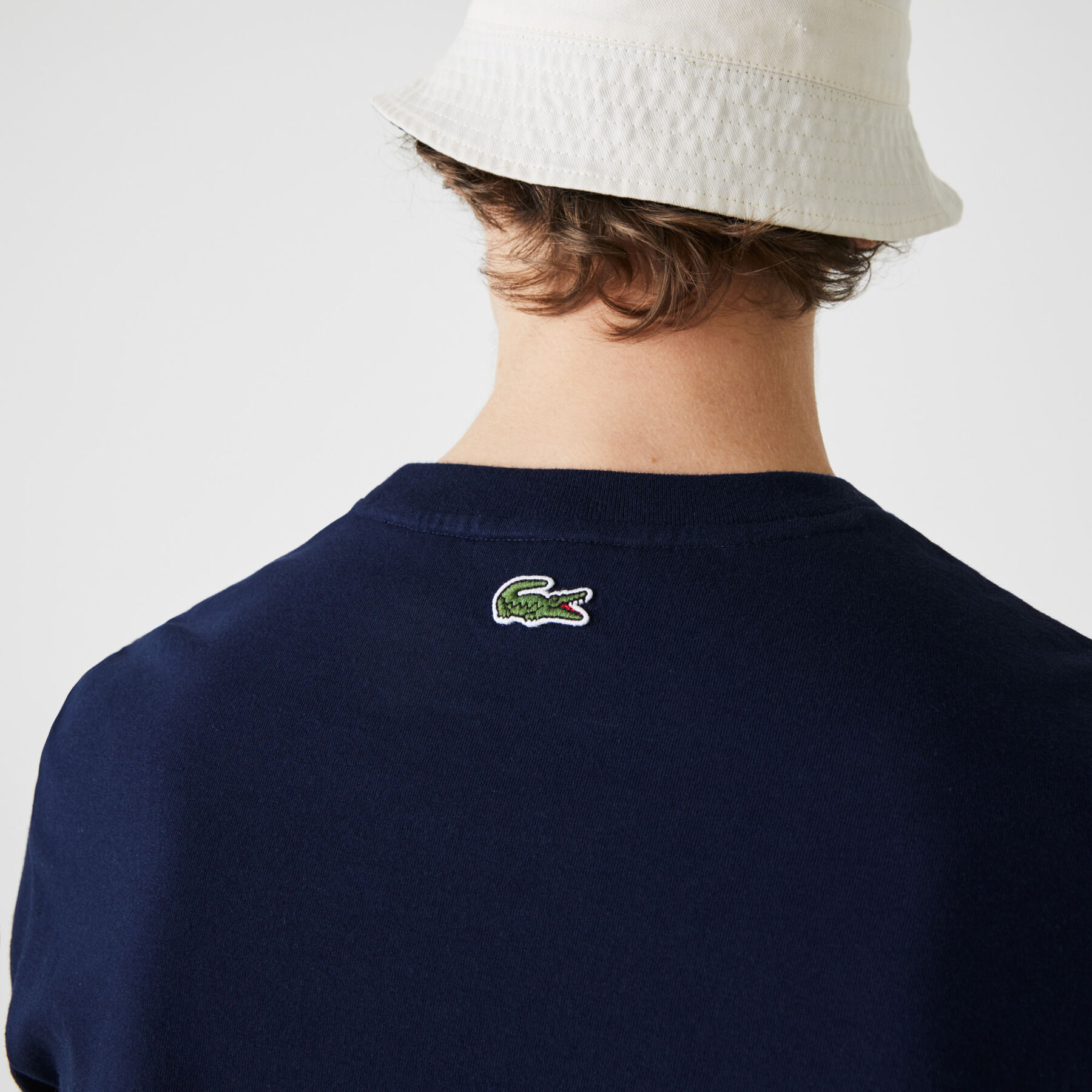 lacoste men s crew neck landscape print cotton t shirt