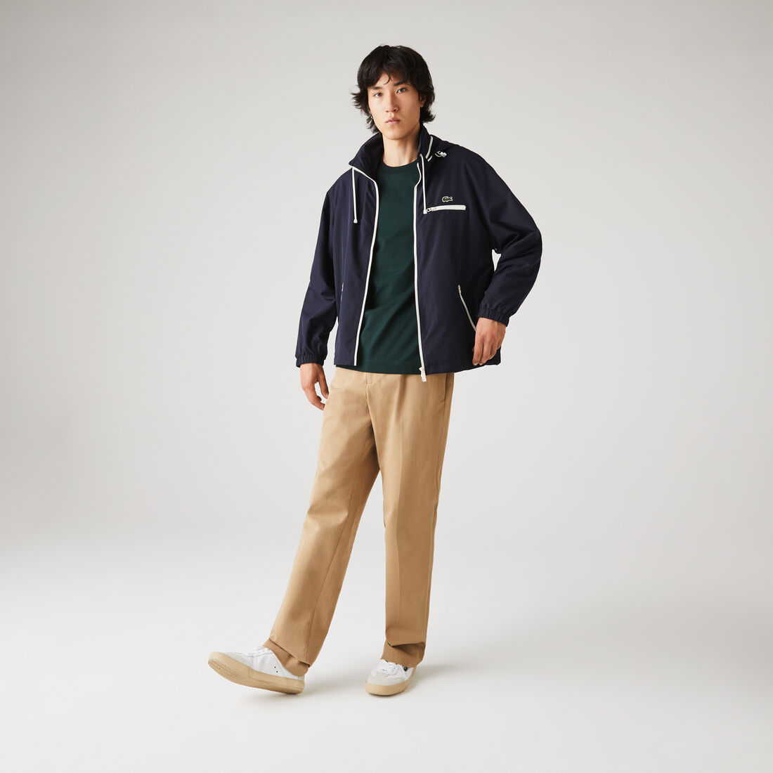 Men's Lightweight Water-Resistant Hooded Windbreaker Men's Lightweight Water-Resistant Hooded Windbreaker