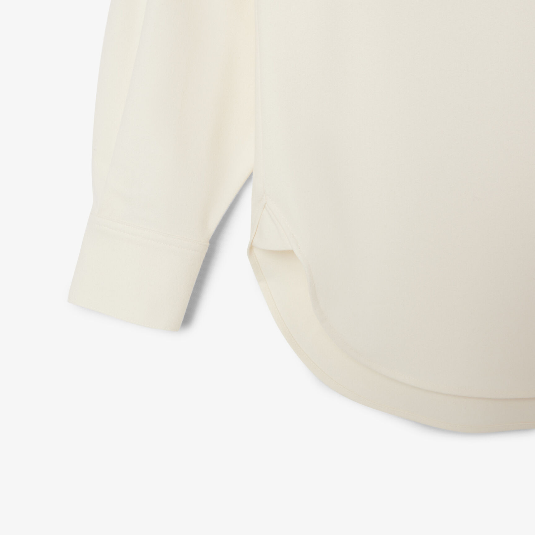 Oversized Polo Style Flannel Shirt