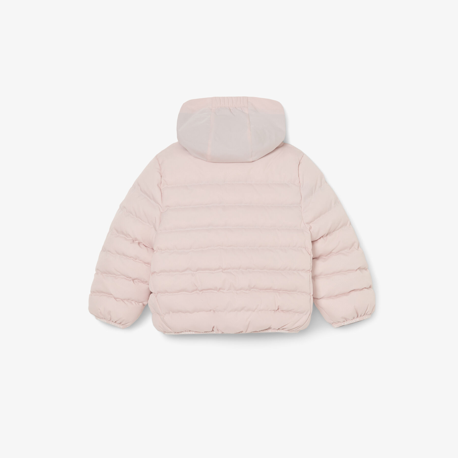 lacoste unisex hooded diamond taffeta puffed jacket
