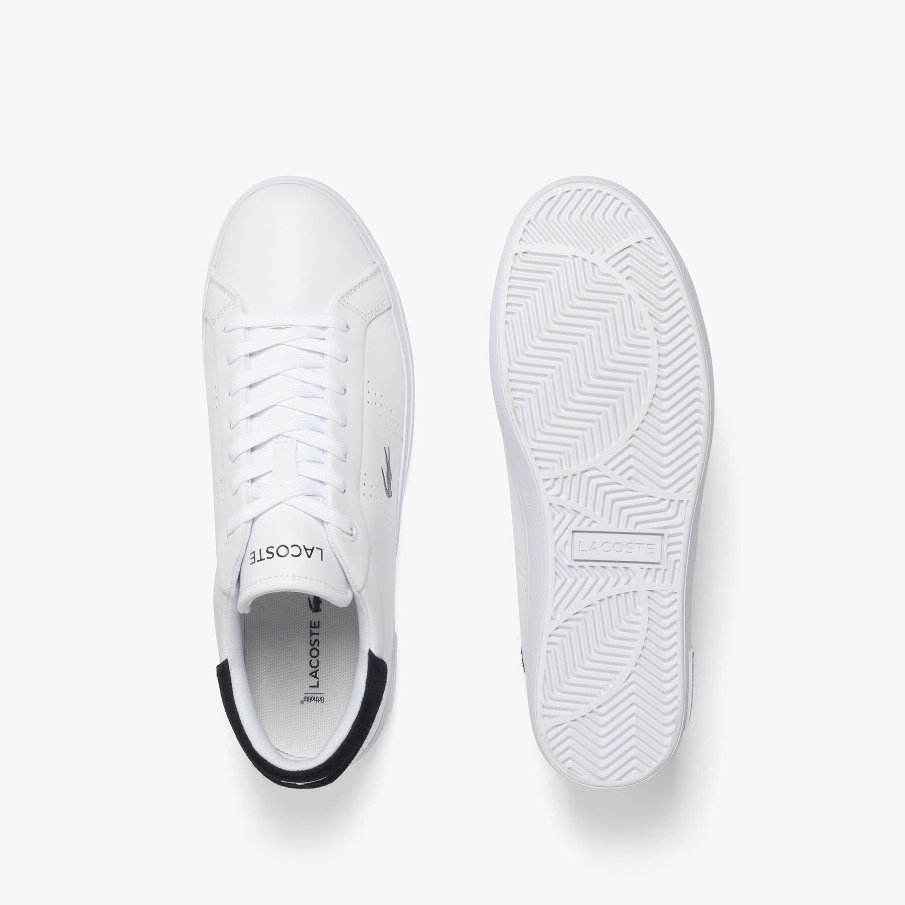 lacoste men s powercourt 2 0 leather sneakers