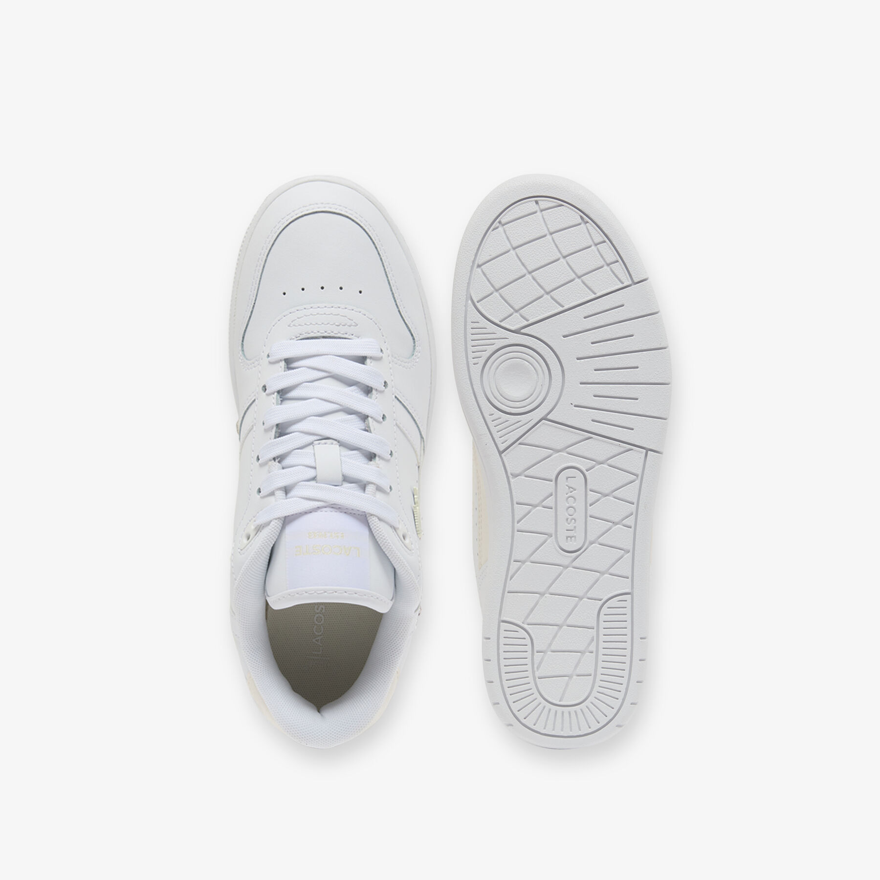 lacoste women s t clip set leather sneakers