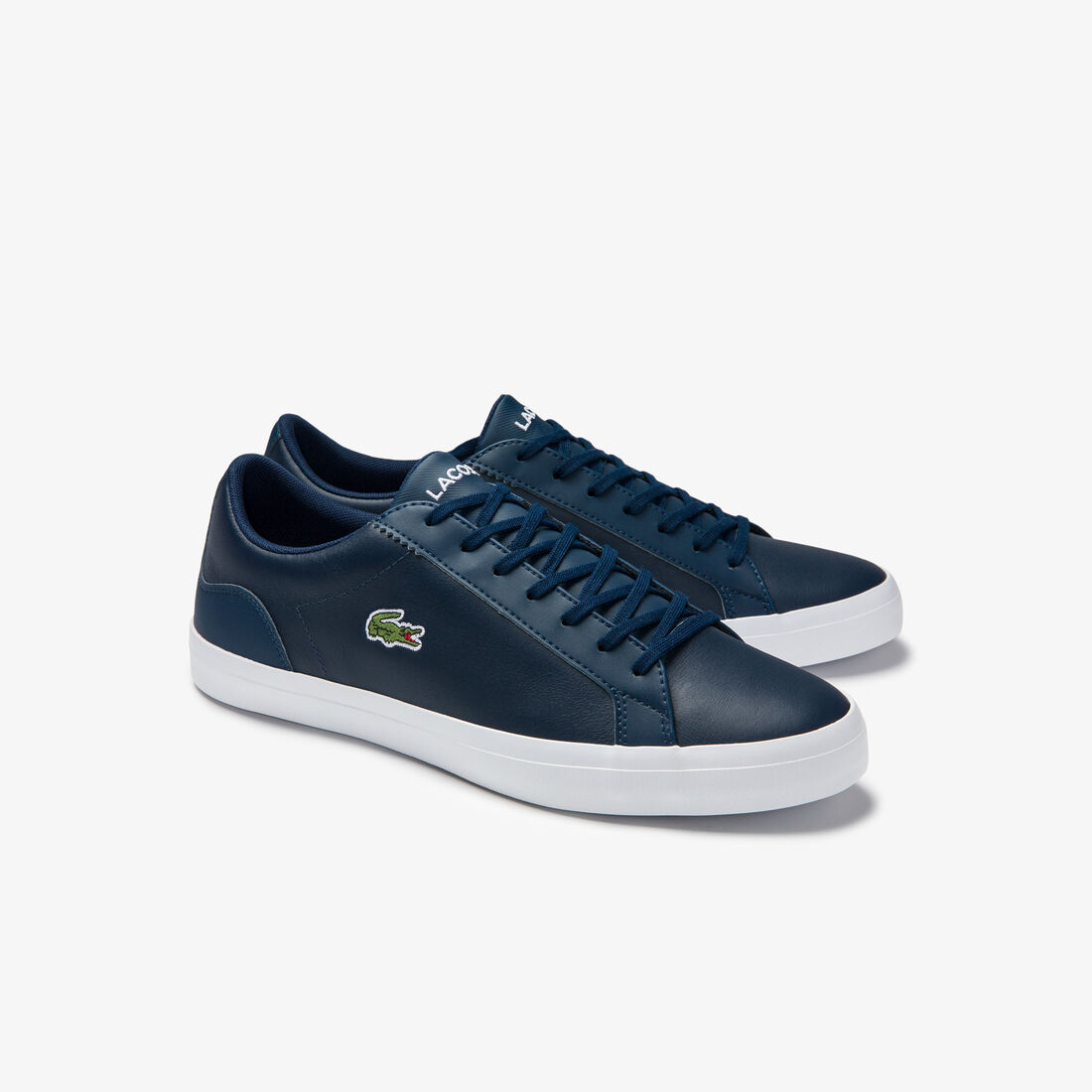 Men's Lerond Textured Leather and Synthetic Trainers Men's Lerond Textured Leather and Synthetic Trainers