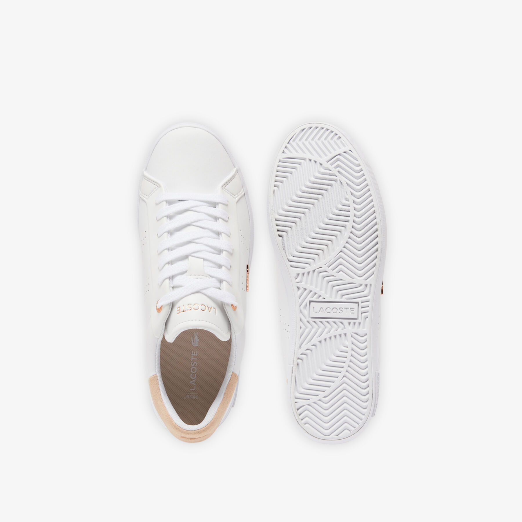 نسائي باوركورت 2.0 جلد سنيكرز Women's Powercourt 2.0 Leather Sneakers - 48SFA0003-1Y9