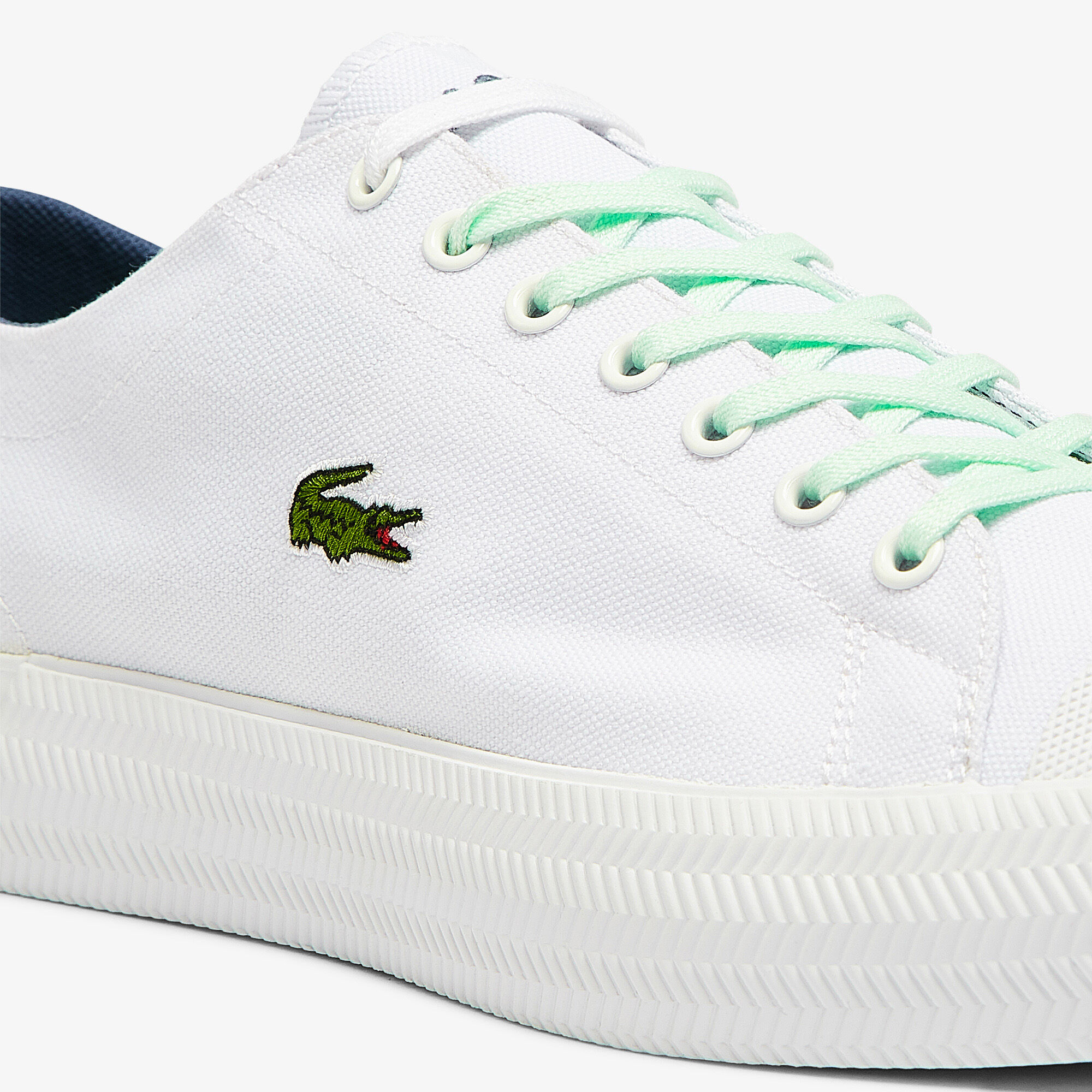 Buy Men s Gripshot Canvas and Leather Plimsolls Lacoste SA