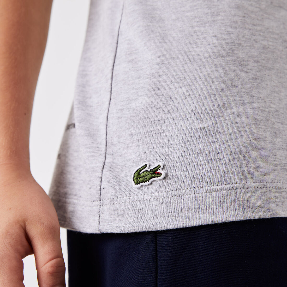 Boys' Lacoste Printed Cotton Jersey T-shirt Boys' Lacoste Printed Cotton Jersey T-shirt