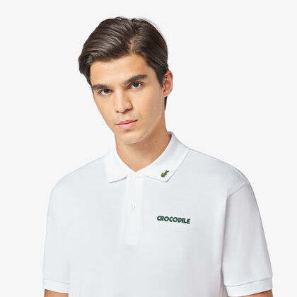 قميص بولو L.12.12 أصلي مطرز بشعار الماركة