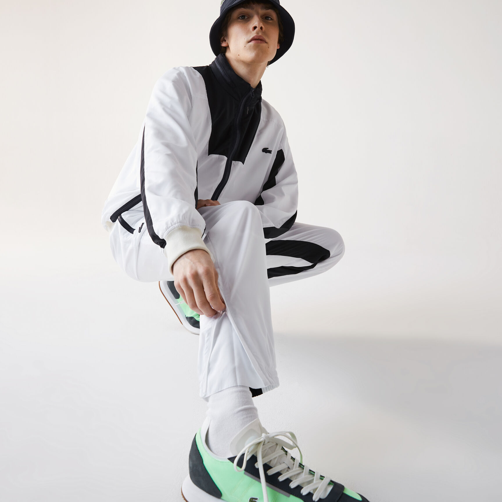 Men’s Lightweight Retro Style Colourblock Tracksuit Pants