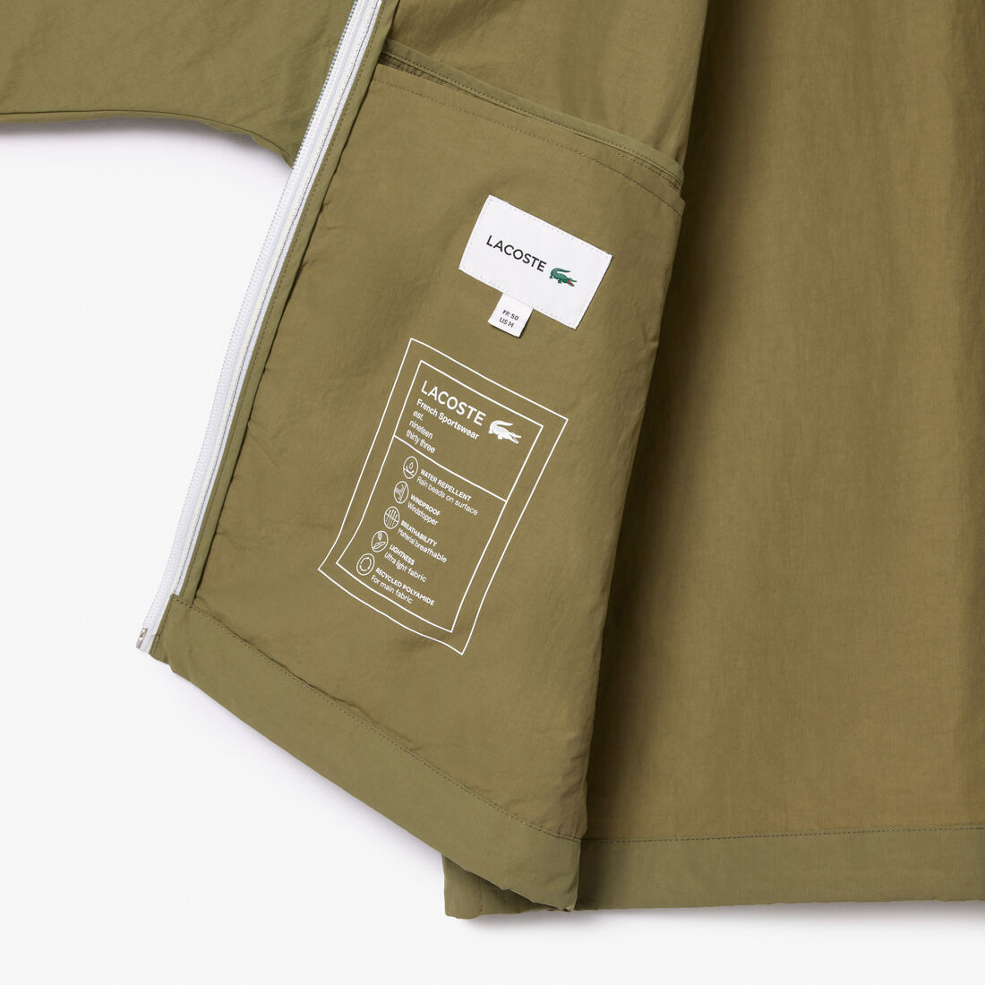 Water-Repellent Removable Hood Windbreaker Water-Repellent Removable Hood Windbreaker