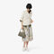 Topography Print Pleated Skirt lacoste topography print pleated skirt