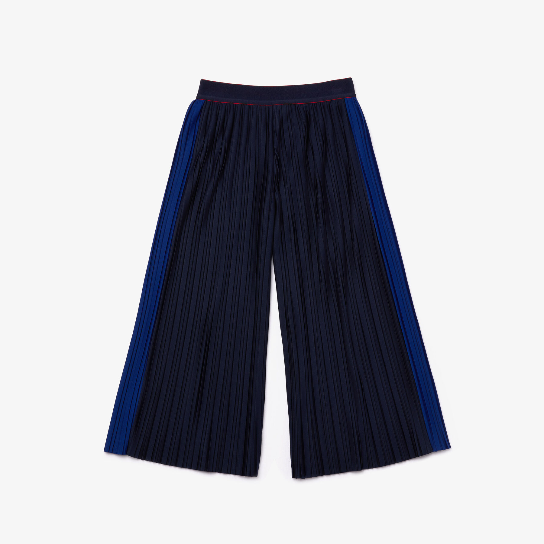Girls' Flared Pleated Knit Pants lacoste girls flared pleated knit pants