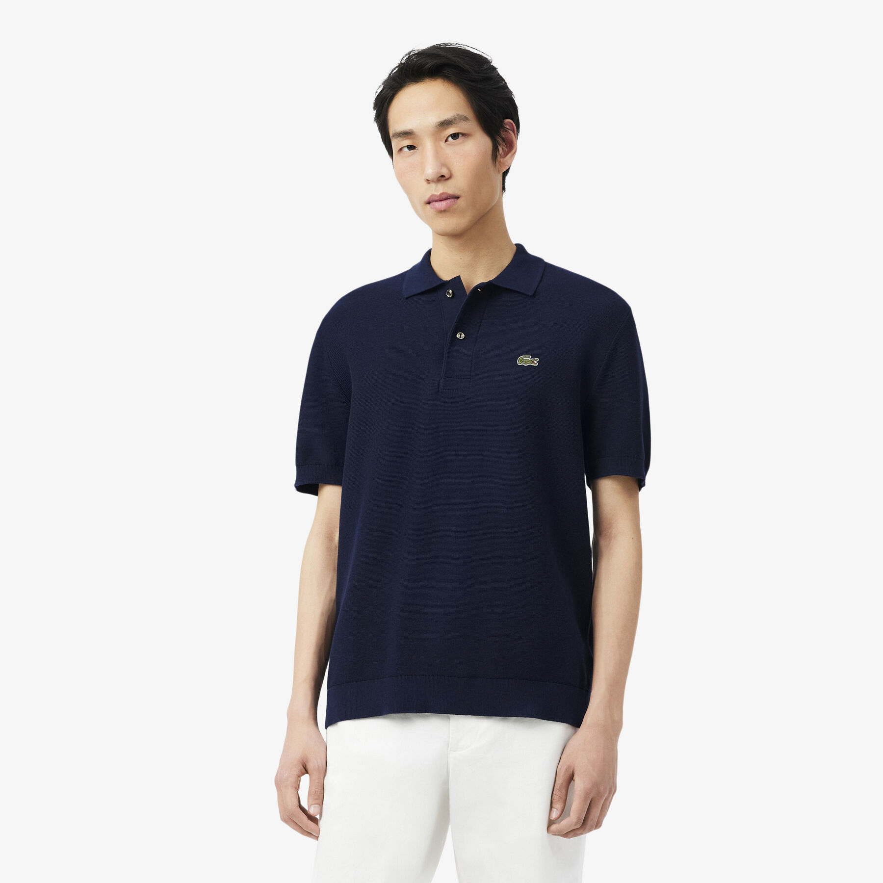 Classic Fit Knitted Polo Shirt Classic Fit Knitted Polo Shirt