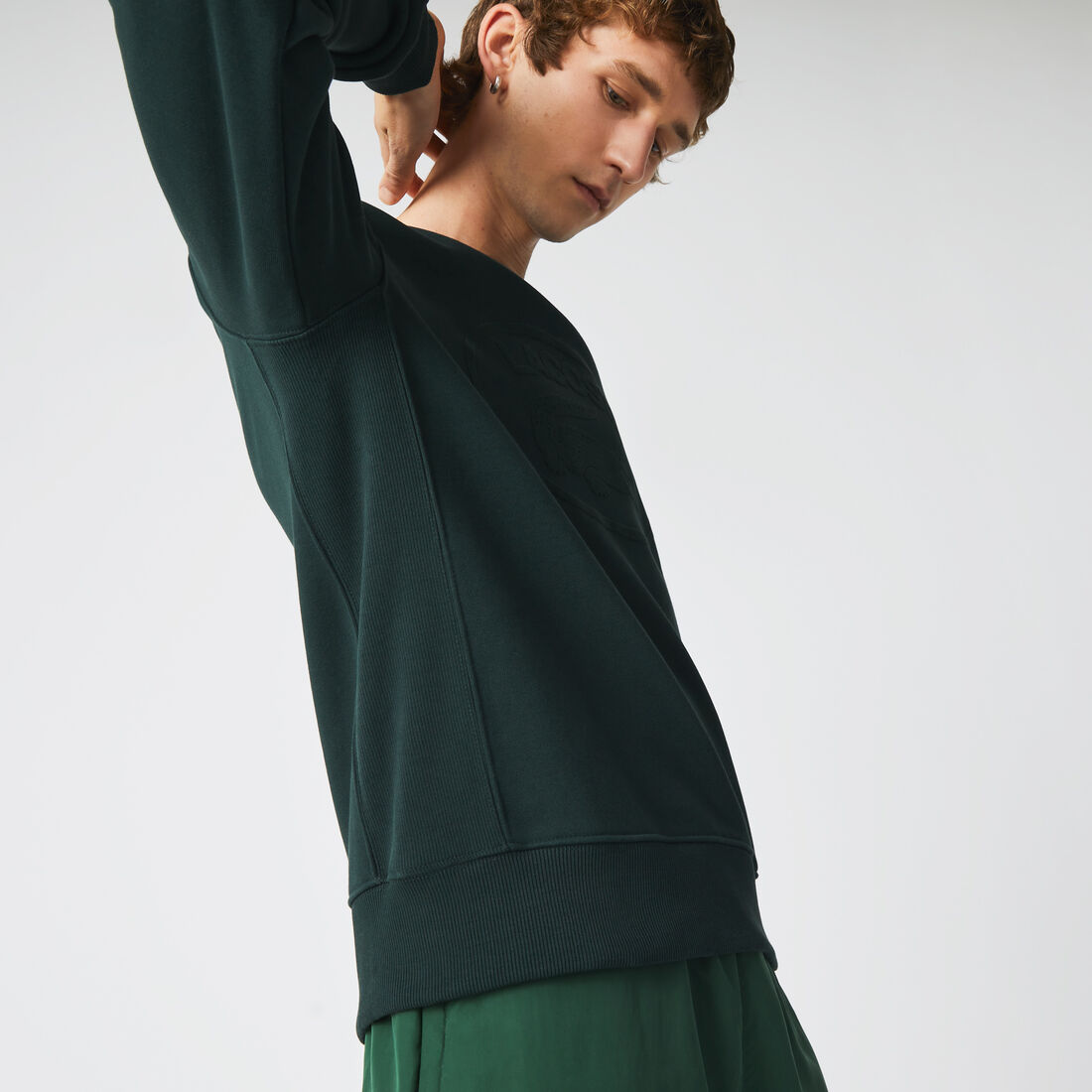 Men's Lacoste Relaxed Fit Organic Cotton Sweatshirt Men's Lacoste Relaxed Fit Organic Cotton Sweatshirt