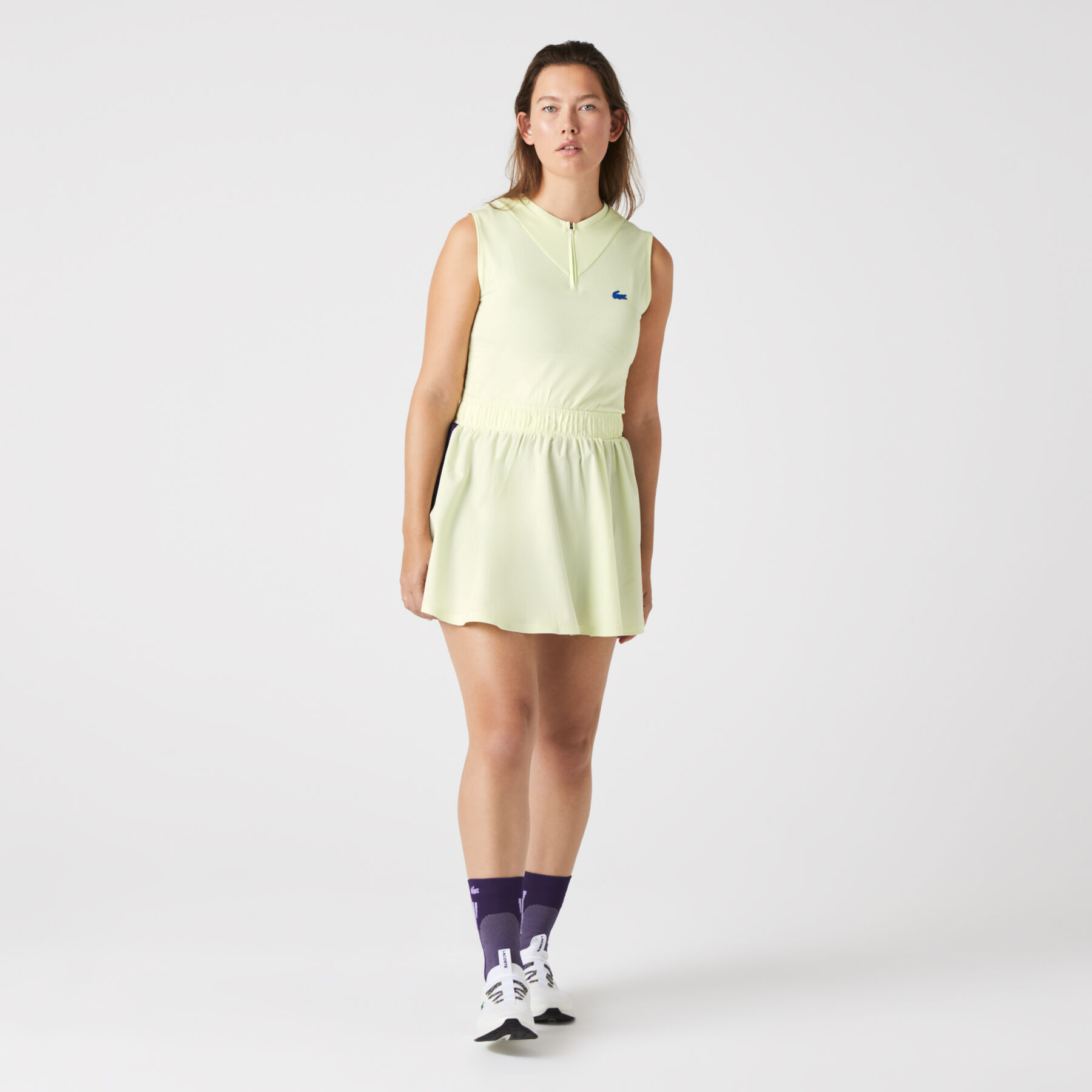 women s lacoste sport built in shorty tennis dress